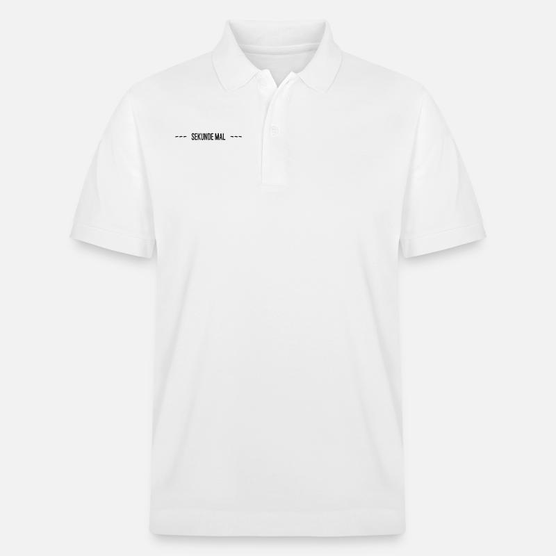 einen Moment - Stanley/Stella Unisex Bio-Poloshirt PREPSTER - Weiß