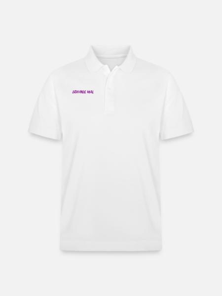warten sie - Stanley/Stella Unisex Bio-Poloshirt PREPSTER - Weiß