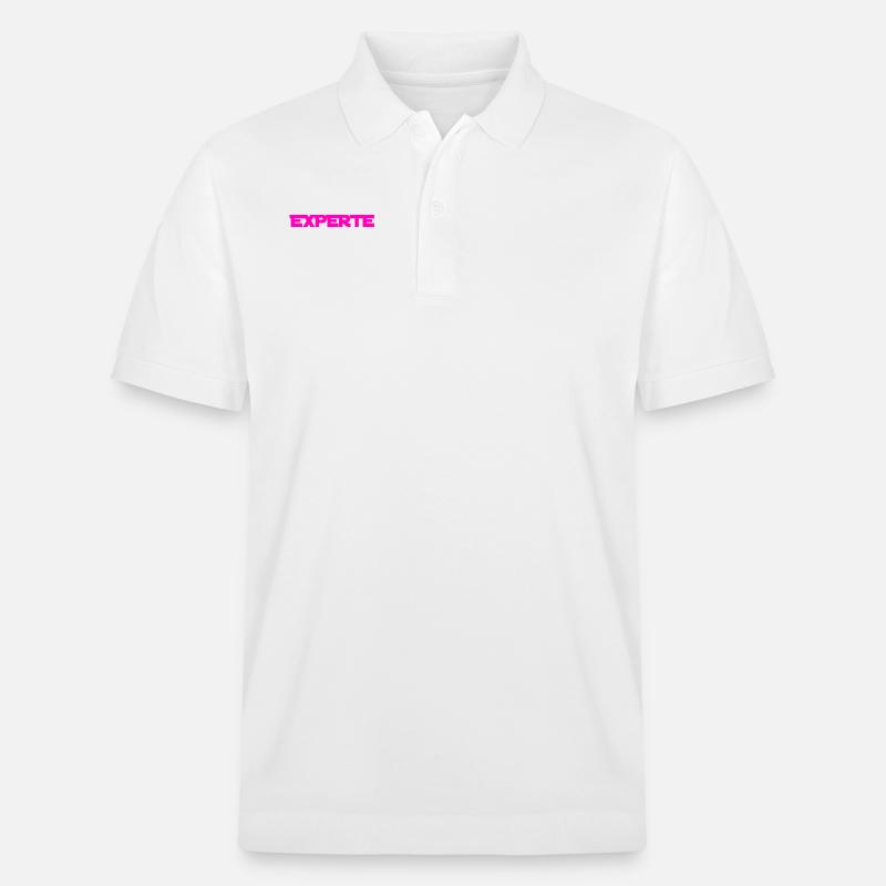 ich bin ein Experte - Stanley/Stella Unisex Bio-Poloshirt PREPSTER - Weiß