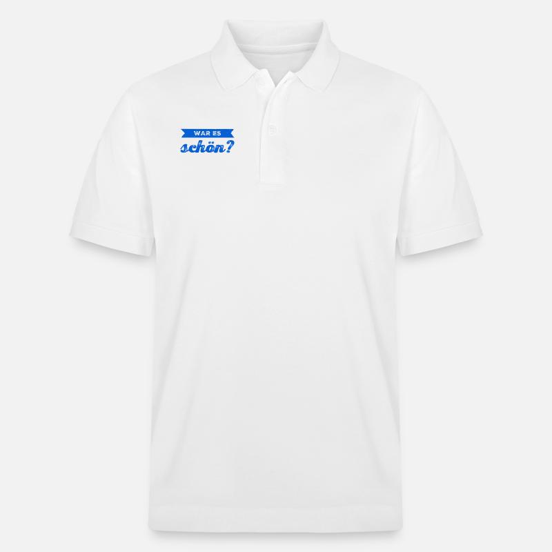 war es gut? - Stanley/Stella Unisex Bio-Poloshirt PREPSTER - Weiß