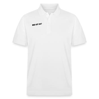 wer ist da? - Stanley/Stella Unisex Bio-Poloshirt PREPSTER - Weiß - Vorne - Roxy (174cm) & Andy (188cm)