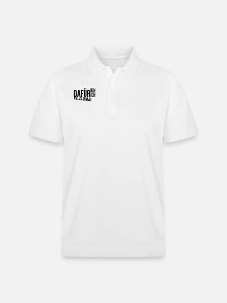 ich bin smart - Stanley/Stella Unisex Bio-Poloshirt PREPSTER - Weiß