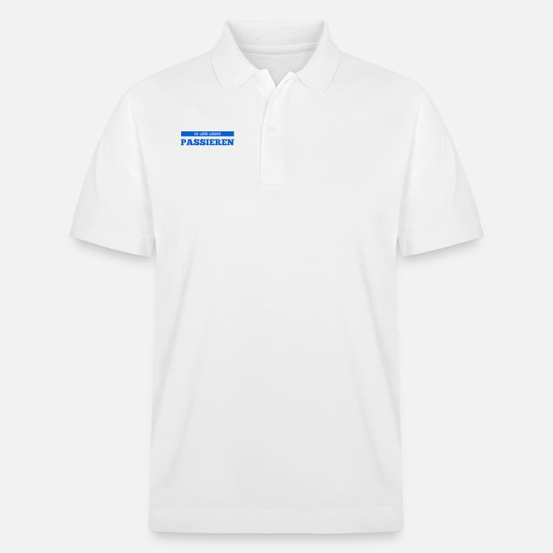 das wird nochmal geschehen - Stanley/Stella Unisex Bio-Poloshirt PREPSTER - Weiß