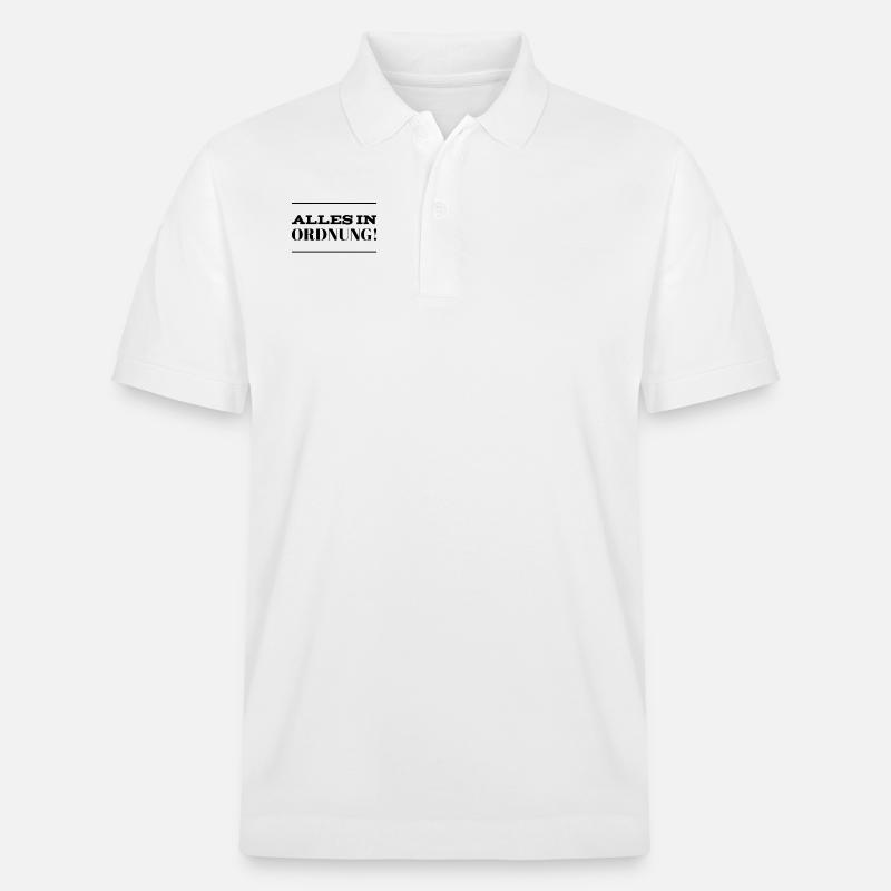 alles ist i.O. - Stanley/Stella Unisex Bio-Poloshirt PREPSTER - Weiß