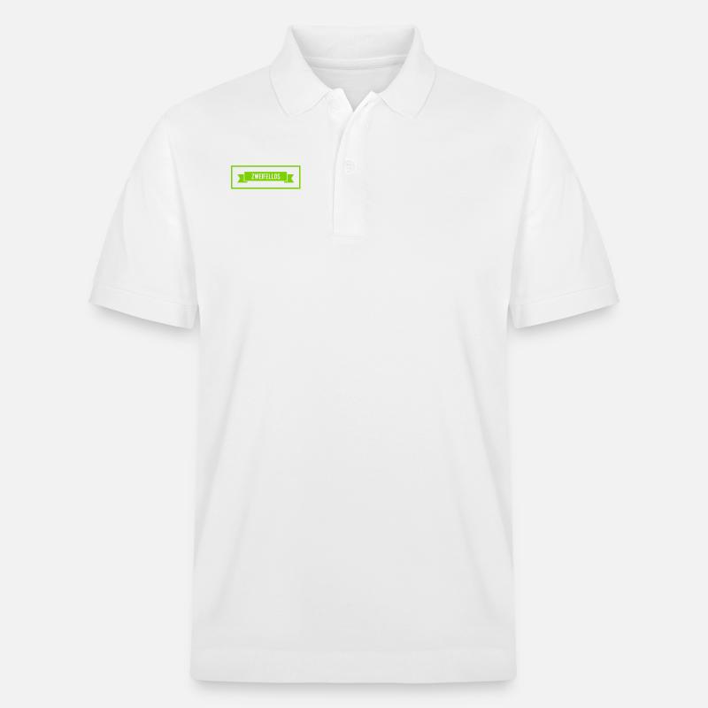 glasklar - Stanley/Stella Unisex Bio-Poloshirt PREPSTER - Weiß