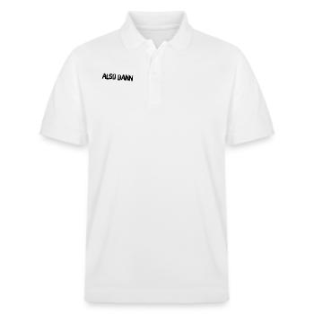 lasst uns anfangen - Stanley/Stella Unisex Bio-Poloshirt PREPSTER - Weiß - Vorne - Roxy (174cm) & Andy (188cm)