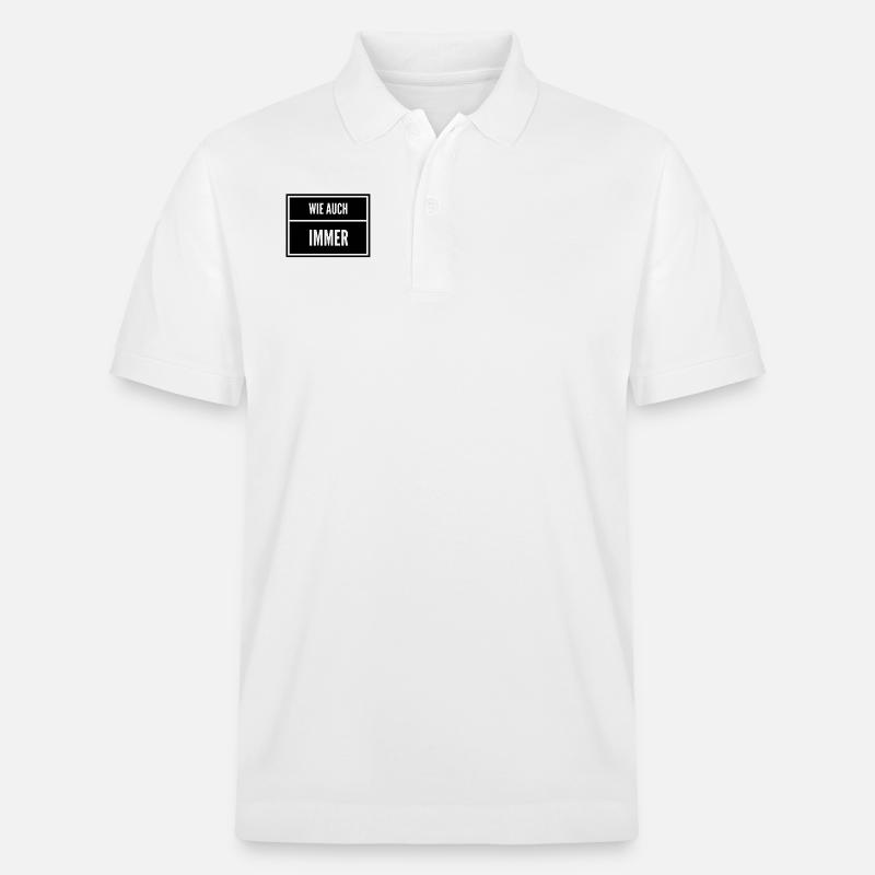von mir aus - Stanley/Stella Unisex Bio-Poloshirt PREPSTER - Weiß