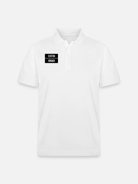 ich probiere es - Stanley/Stella Unisex Bio-Poloshirt PREPSTER - Weiß