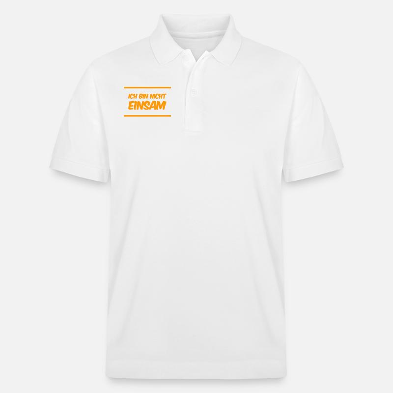Einsamkeit war gestern - Stanley/Stella Unisex Bio-Poloshirt PREPSTER - Weiß
