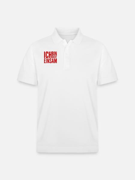 ich mag mein Leben - Stanley/Stella Unisex Bio-Poloshirt PREPSTER - Weiß