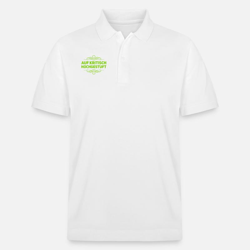 auf kritisch hochgestuft - Stanley/Stella Unisex Bio-Poloshirt PREPSTER - Weiß
