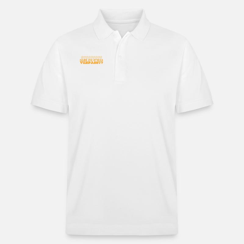 Was wurde verpasst? - Stanley/Stella Unisex Bio-Poloshirt PREPSTER - Weiß