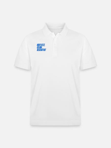 ich bin im Stress - Stanley/Stella Unisex Bio-Poloshirt PREPSTER - Weiß