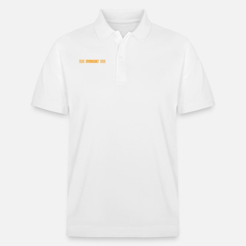 Zutritt verboten - Stanley/Stella Unisex Bio-Poloshirt PREPSTER - Weiß