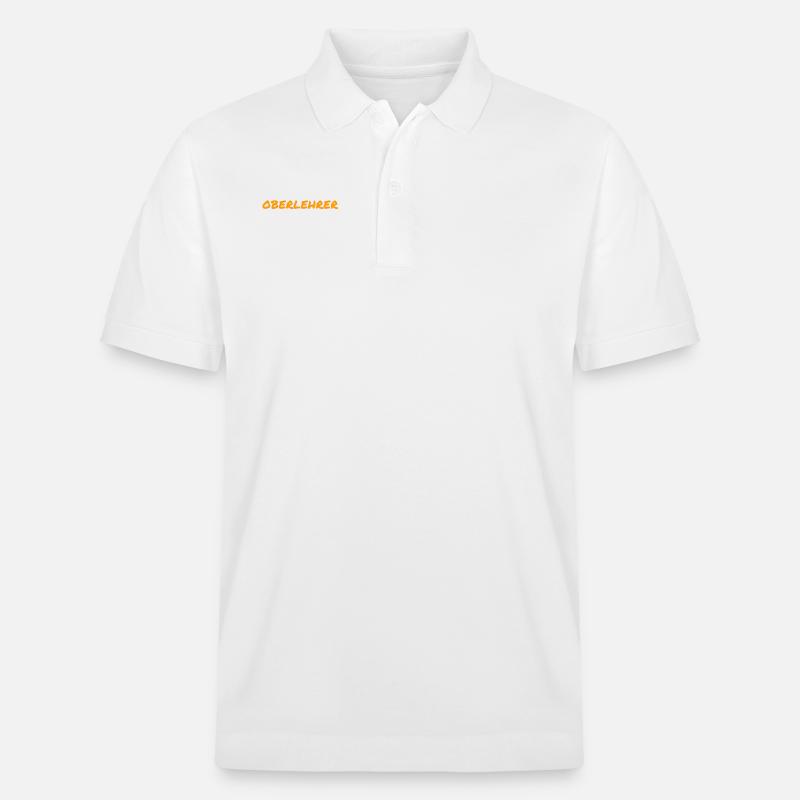 ich bin ein Oberlehrer - Stanley/Stella Unisex Bio-Poloshirt PREPSTER - Weiß