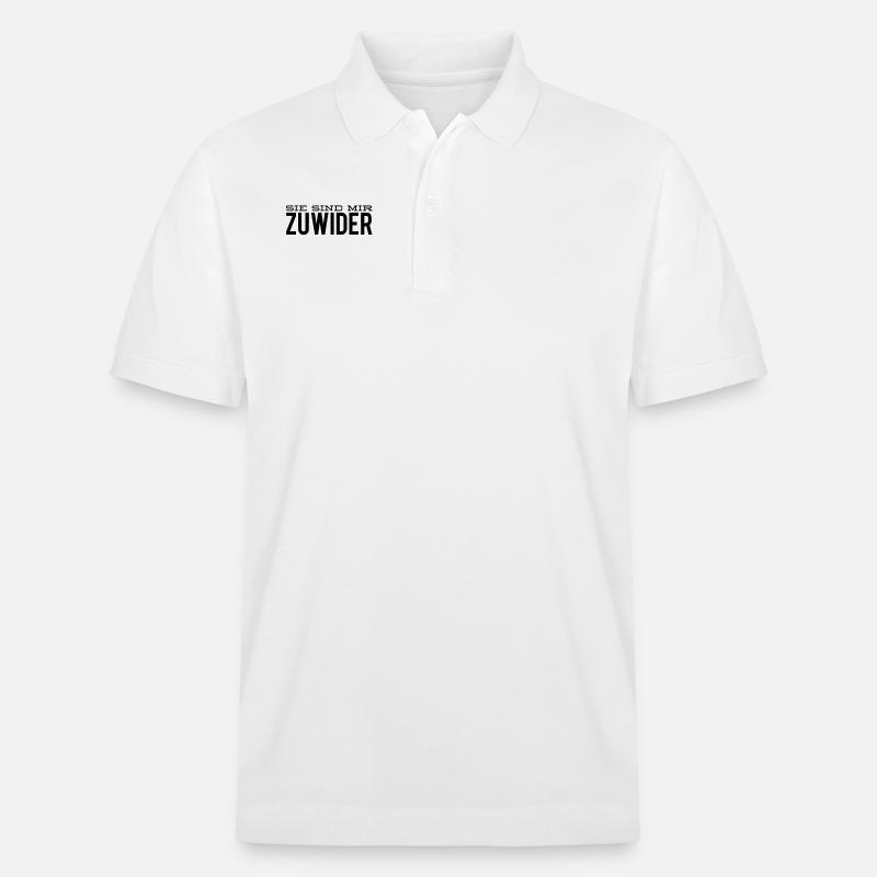 sie sind unangenehm - Stanley/Stella Unisex Bio-Poloshirt PREPSTER - Weiß