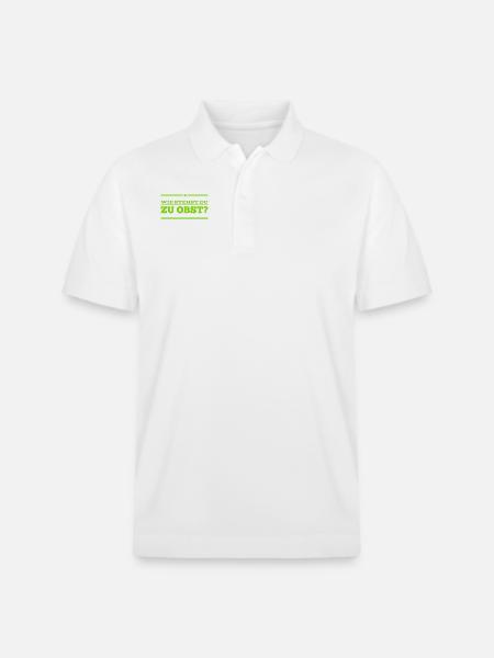 magst Du Obst - Stanley/Stella Unisex Bio-Poloshirt PREPSTER - Weiß
