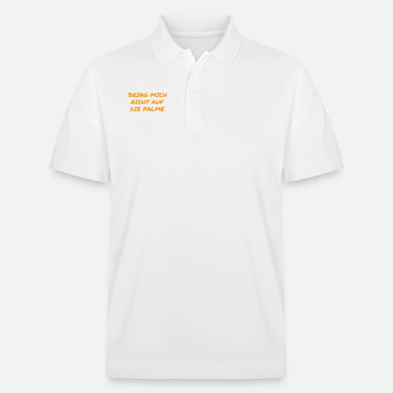 bleib ruhig - Stanley/Stella Unisex Bio-Poloshirt PREPSTER - Weiß