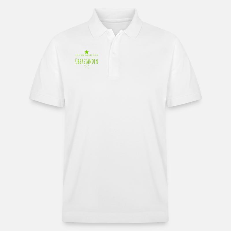 endlich vorbei - Stanley/Stella Unisex Bio-Poloshirt PREPSTER - Weiß
