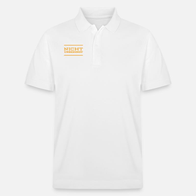 muss nicht sein - Stanley/Stella Unisex Bio-Poloshirt PREPSTER - Weiß