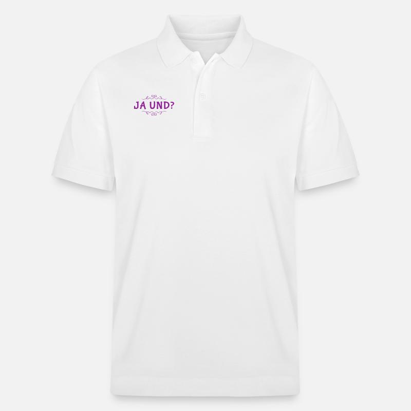 was gibt es? - Stanley/Stella Unisex Bio-Poloshirt PREPSTER - Weiß