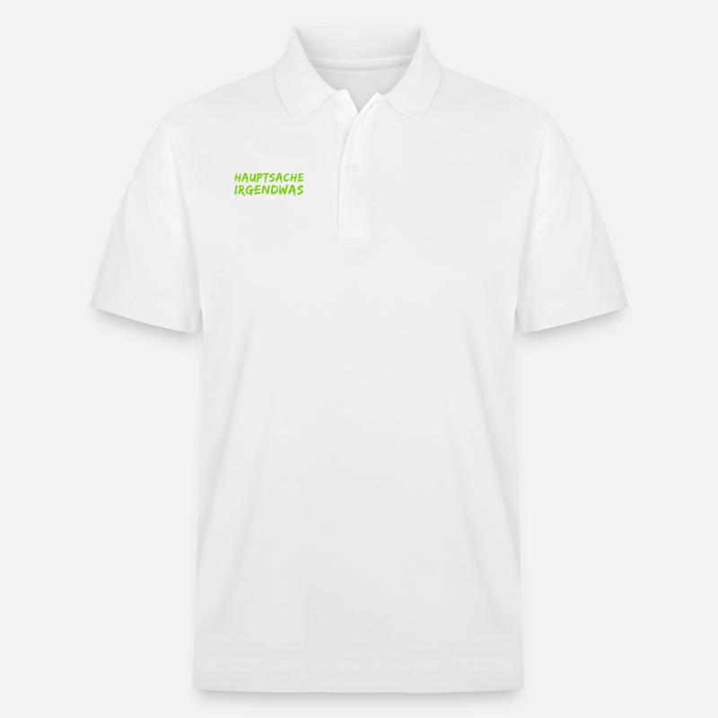 Hauptsache irgendwas - Stanley/Stella Unisex Bio-Poloshirt PREPSTER - Weiß