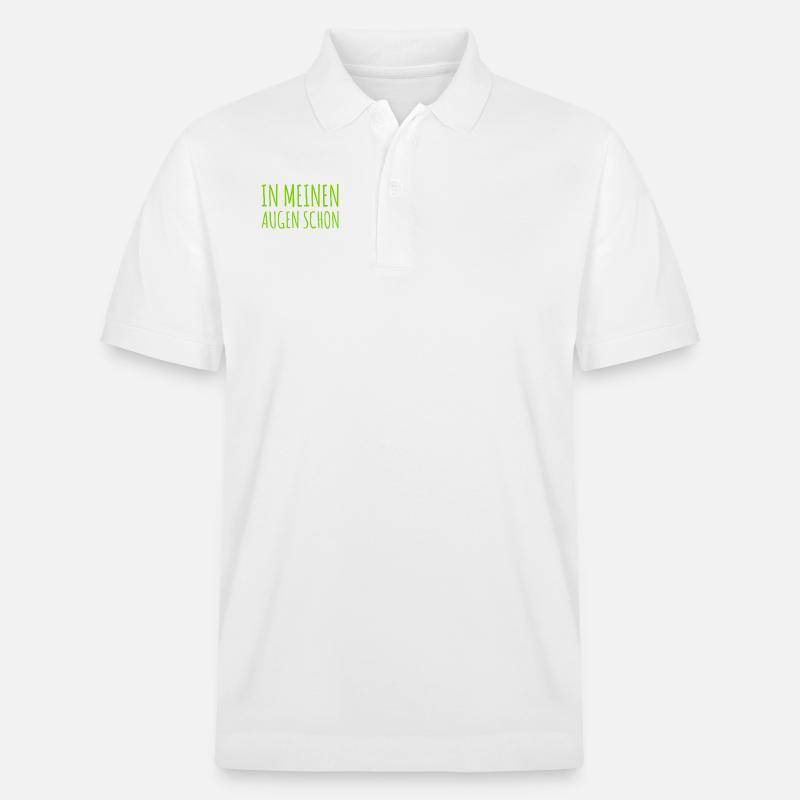 so sehe ich das - Stanley/Stella Unisex Bio-Poloshirt PREPSTER - Weiß