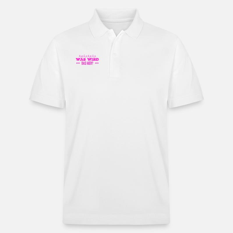 was könnte das werden? - Stanley/Stella Unisex Bio-Poloshirt PREPSTER - Weiß