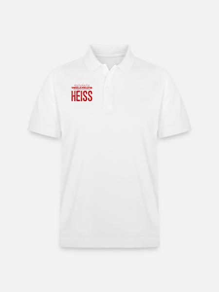ich bin anmutig - Stanley/Stella Unisex Bio-Poloshirt PREPSTER - Weiß