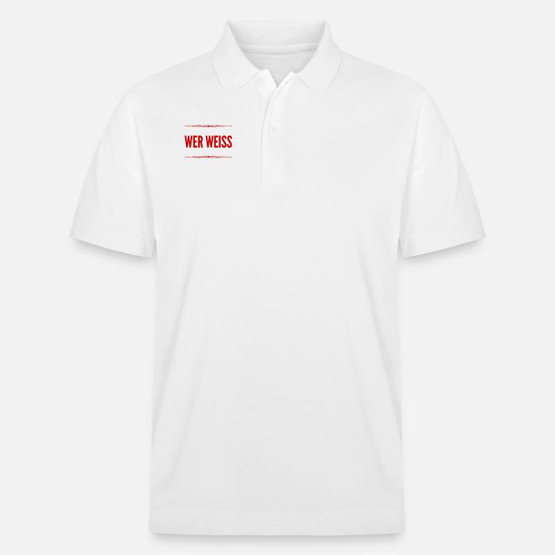 weiß der Teufel - Stanley/Stella Unisex Bio-Poloshirt PREPSTER - Weiß
