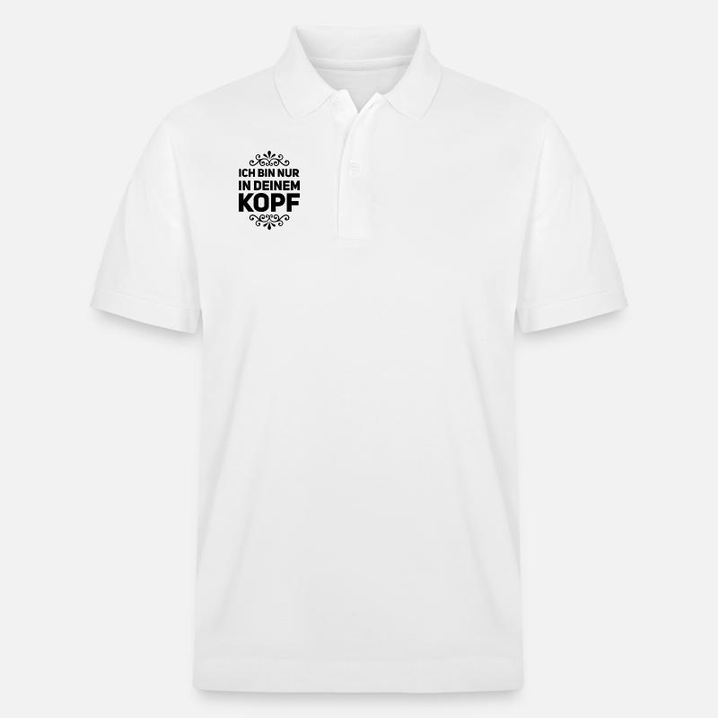 du bist verwirrt - Stanley/Stella Unisex Bio-Poloshirt PREPSTER - Weiß