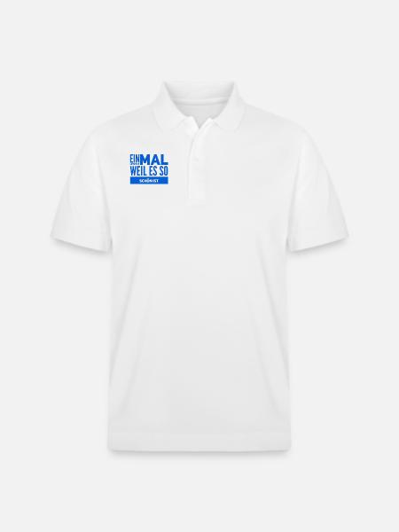 zum Abschluss - Stanley/Stella Unisex Bio-Poloshirt PREPSTER - Weiß
