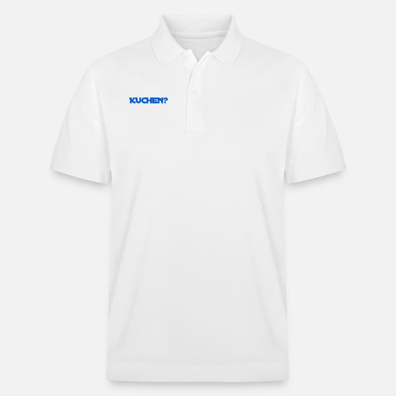 Kuchen gefällig? - Stanley/Stella Unisex Bio-Poloshirt PREPSTER - Weiß