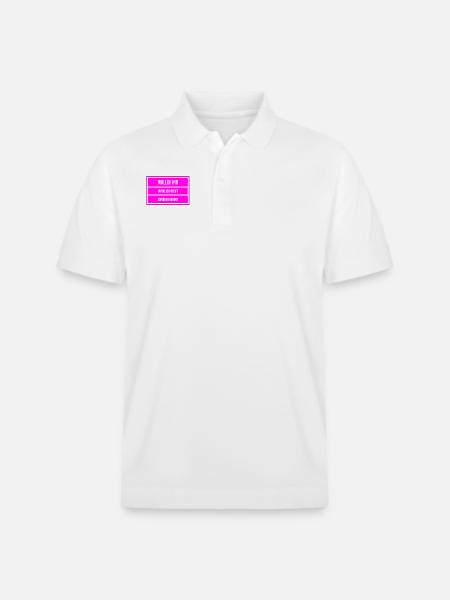 hast du Redebedarf? - Stanley/Stella Unisex Bio-Poloshirt PREPSTER - Weiß