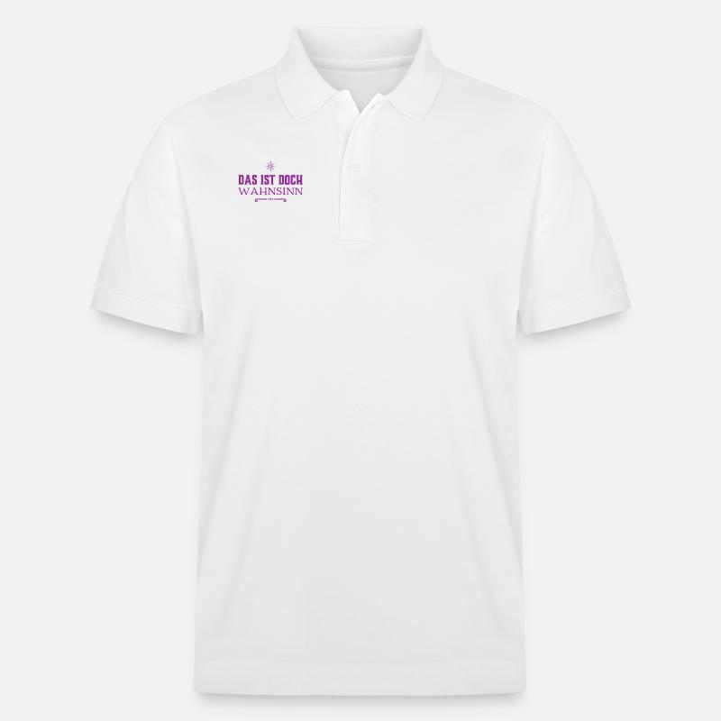 welch ein Wahnsinn - Stanley/Stella Unisex Bio-Poloshirt PREPSTER - Weiß