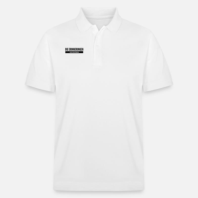 negative Erinnerungen - Stanley/Stella Unisex Bio-Poloshirt PREPSTER - Weiß