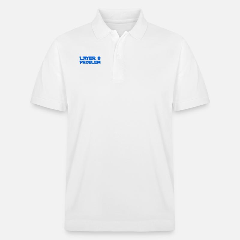 Layer 8 is problematic - Stanley/Stella Unisex Organic Polo Shirt PREPSTER - white