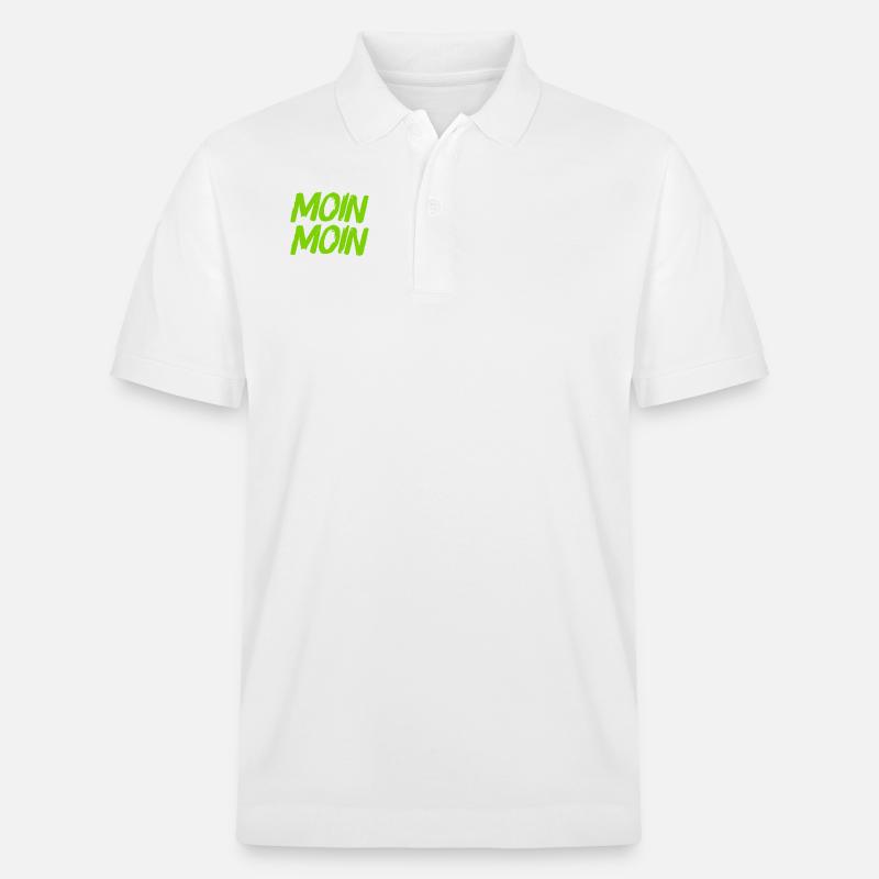 ich grüße dich - Stanley/Stella Unisex Bio-Poloshirt PREPSTER - Weiß