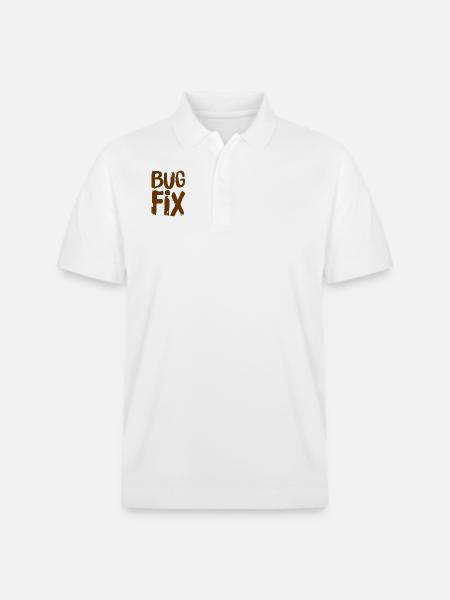 Troubleshooting is my thing - Stanley/Stella Unisex Organic Polo Shirt PREPSTER - white