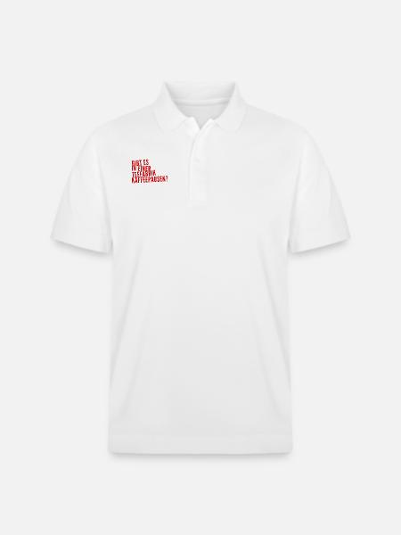 machen die Kaffeepausen? - Stanley/Stella Unisex Bio-Poloshirt PREPSTER - Weiß