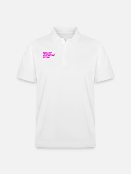 darf man das? - Stanley/Stella Unisex Bio-Poloshirt PREPSTER - Weiß