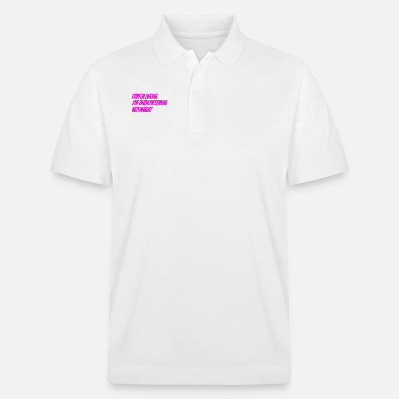 darf man das? - Stanley/Stella Unisex Bio-Poloshirt PREPSTER - Weiß