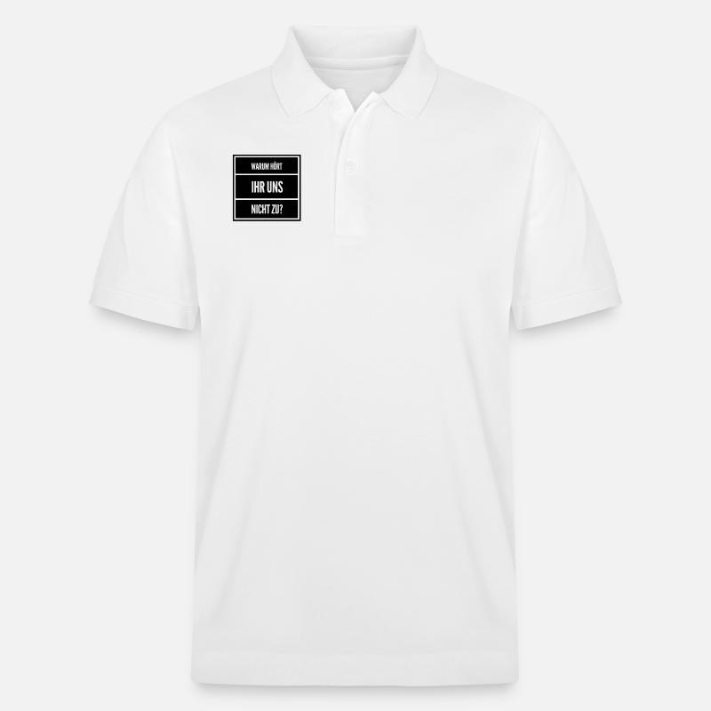 Vous ne nous écoutez pas - Polo PREPSTER bio Stanley/Stella Unisexe - blanc