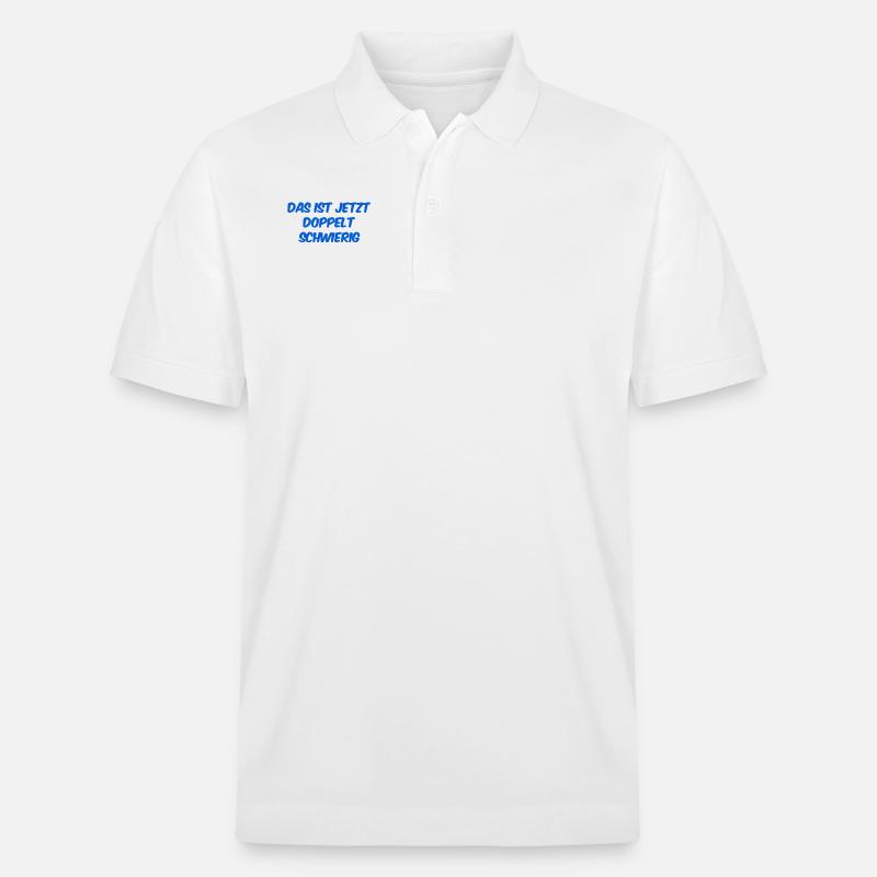 es wird schwerer - Stanley/Stella Unisex Bio-Poloshirt PREPSTER - Weiß