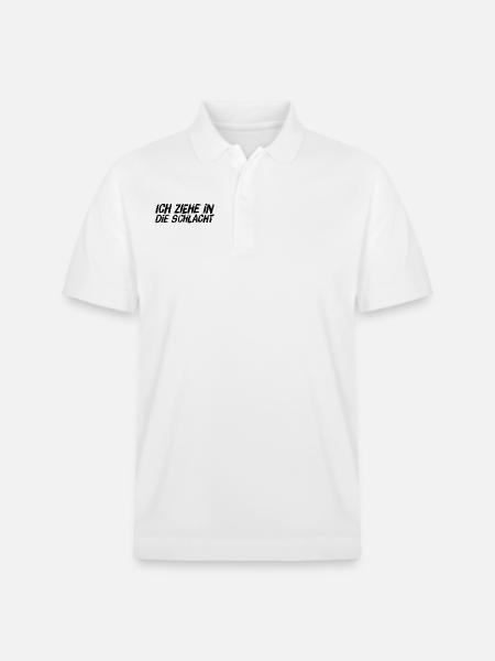 auf in die Schlacht - Stanley/Stella Unisex Bio-Poloshirt PREPSTER - Weiß