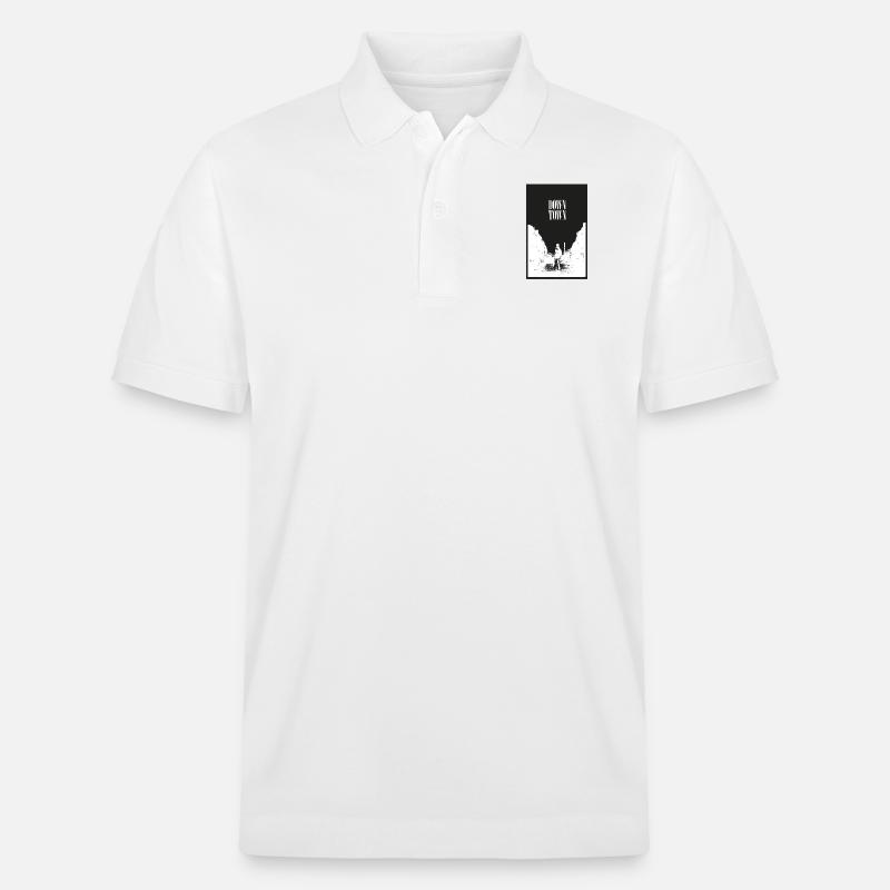 Downtown-tshirt - Stanley/Stella Unisex Bio-Poloshirt PREPSTER - Weiß