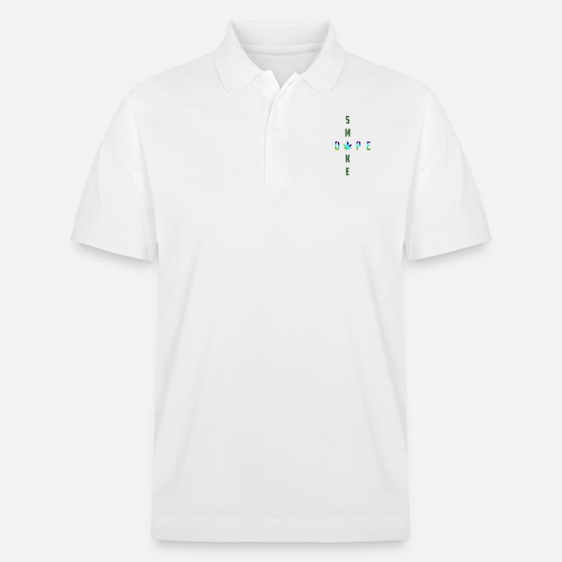 Weed - Stanley/Stella Unisex Bio-Poloshirt PREPSTER - Weiß