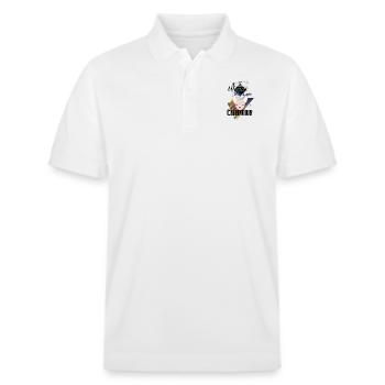 qui aime le chihuahua - Polo PREPSTER bio Stanley/Stella Unisexe - blanc - Devant - Roxy (174cm) & Andy (188cm)