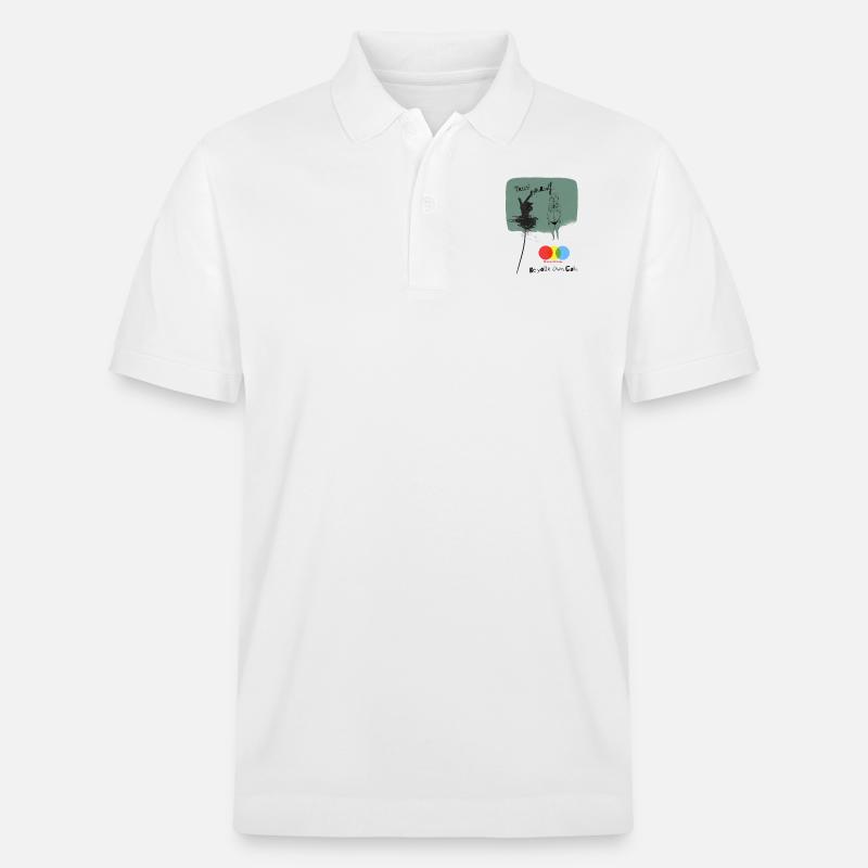 Trust yourself - Stanley/Stella Unisex Bio-Poloshirt PREPSTER - Weiß