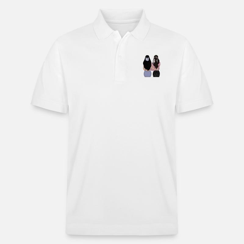 Beste Freundin - Stanley/Stella Unisex Bio-Poloshirt PREPSTER - Weiß